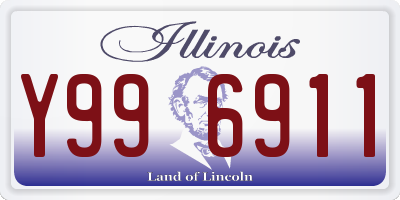 IL license plate Y996911