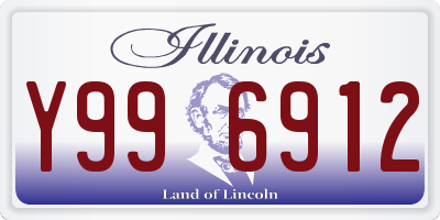 IL license plate Y996912