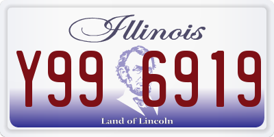 IL license plate Y996919