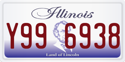 IL license plate Y996938