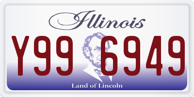 IL license plate Y996949