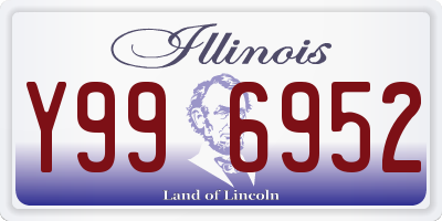 IL license plate Y996952