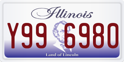 IL license plate Y996980