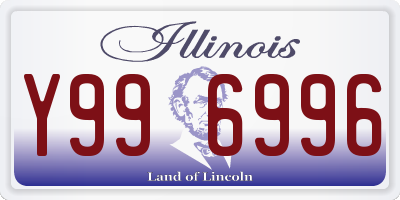 IL license plate Y996996