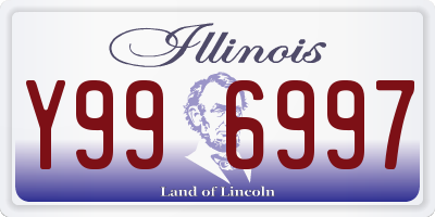 IL license plate Y996997