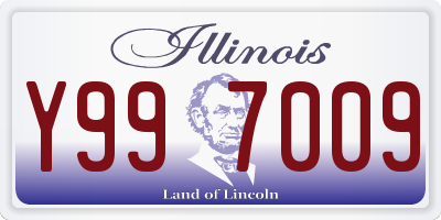 IL license plate Y997009