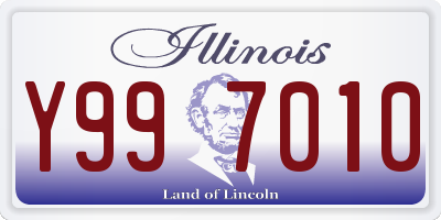 IL license plate Y997010