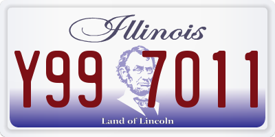 IL license plate Y997011