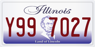 IL license plate Y997027
