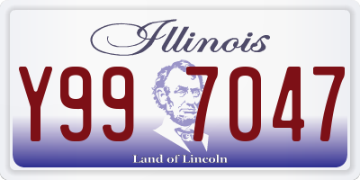 IL license plate Y997047