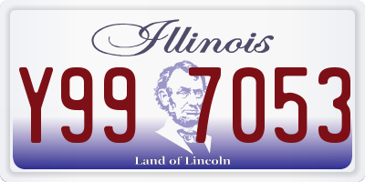 IL license plate Y997053