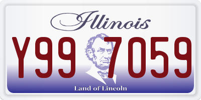 IL license plate Y997059