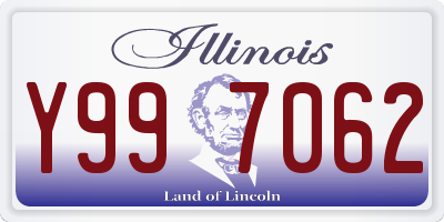 IL license plate Y997062