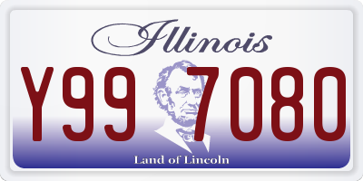 IL license plate Y997080