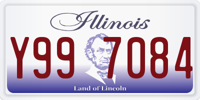 IL license plate Y997084