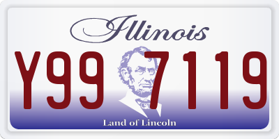 IL license plate Y997119