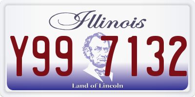 IL license plate Y997132
