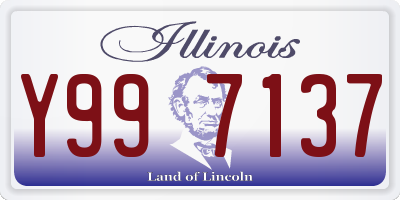 IL license plate Y997137