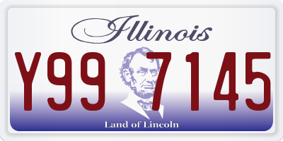 IL license plate Y997145