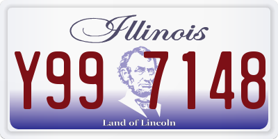IL license plate Y997148