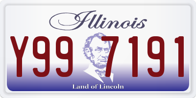 IL license plate Y997191