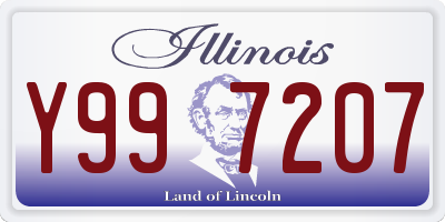 IL license plate Y997207