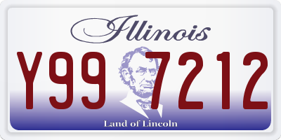 IL license plate Y997212