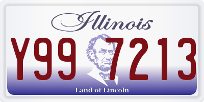IL license plate Y997213