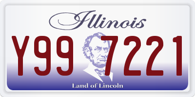 IL license plate Y997221