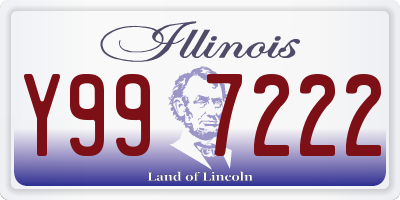 IL license plate Y997222