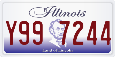 IL license plate Y997244