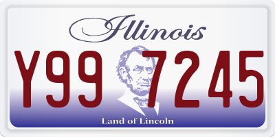 IL license plate Y997245