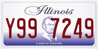 IL license plate Y997249