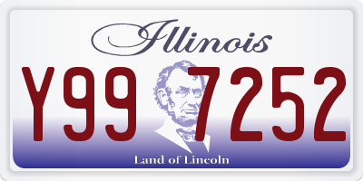 IL license plate Y997252