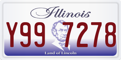 IL license plate Y997278