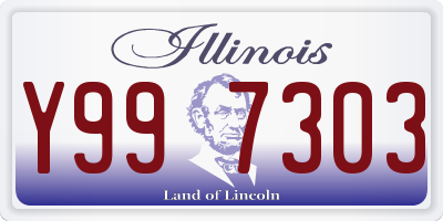 IL license plate Y997303