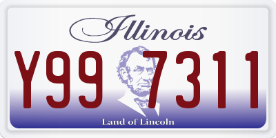 IL license plate Y997311