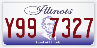 IL license plate Y997327