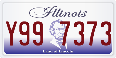 IL license plate Y997373