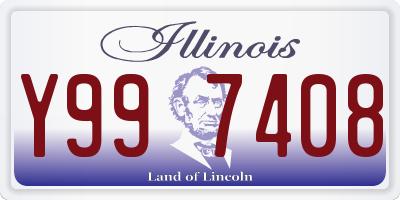 IL license plate Y997408