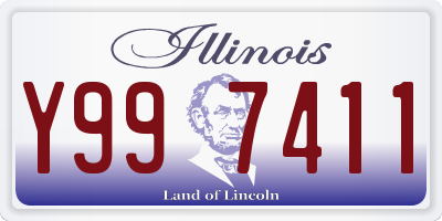 IL license plate Y997411
