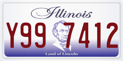 IL license plate Y997412