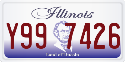 IL license plate Y997426