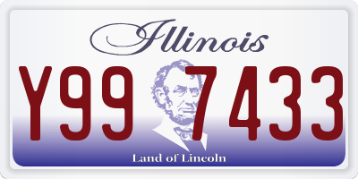 IL license plate Y997433