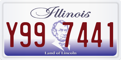 IL license plate Y997441