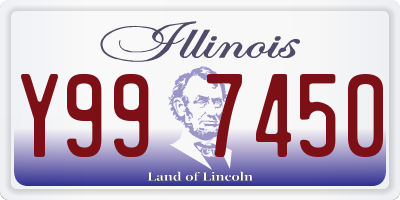IL license plate Y997450