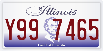 IL license plate Y997465