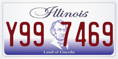 IL license plate Y997469