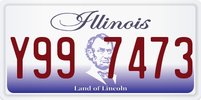 IL license plate Y997473