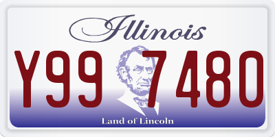 IL license plate Y997480